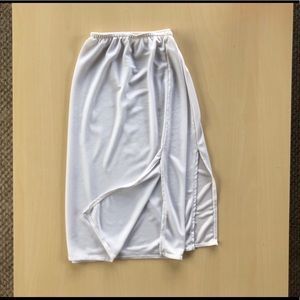 White half slip